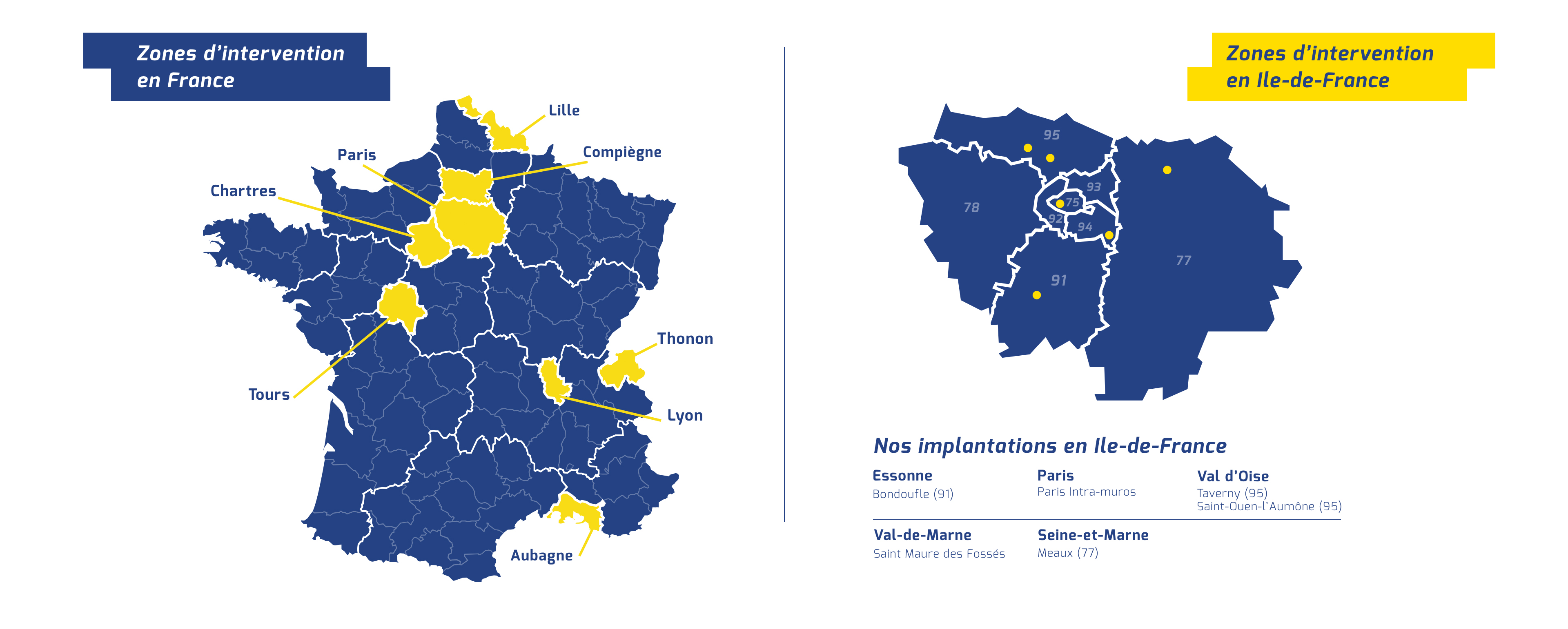 zone d'intervention
